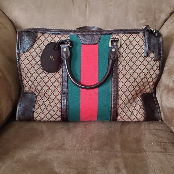 Gucci Handbags - Gucci Large Gucci Travel Handbag Duffel Boston